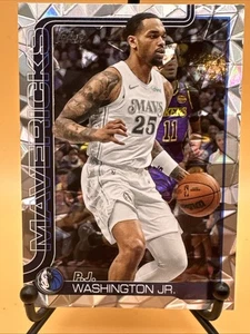 2025-26 Topps Baloncesto Diamante Lámina PJ Washington #173 Dallas Mavericks - Imagen 1 de 3