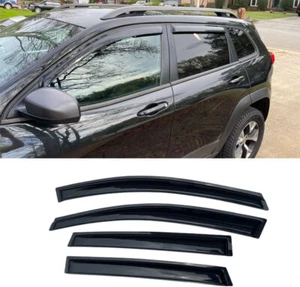 Visera de ventana de canal de salida 4 piezas para GMC Acadia 2007-2016 Saturn Outlook 2007-2010 - Imagen 1 de 8