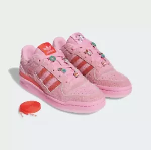 Adidas Originals FORUM LOW THE GRINCH ID8895 Women Sneaker Bliss Pink Size 9W - Picture 1 of 10