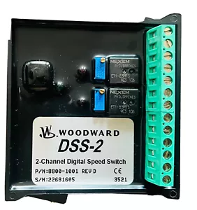 Woodward 8800-1001, DSS-2, Two Channels Digital Speed Switch. - Picture 1 of 3