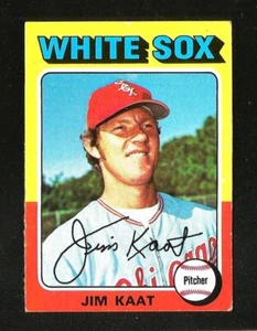 1975 Topps SET BREAK #243 JIM KAAT EXCELLENT + HOF CHICAGO WHITE SOX (SB1) - Bild 1 von 1