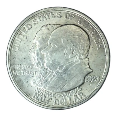 1923 50C Monroe Commemorative Silver Half Dollar UNC # - Image 1 of 2