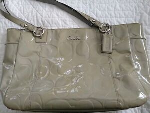 Coach F17728 East West Embossed Patent Leather Tote