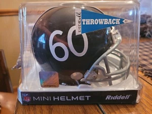 Rare Denver Broncos throwback 60/1960s mini helmet riddell NIB - Picture 1 of 3