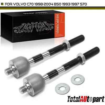 Extremidades de haste de amarração de direção para Volvo 850 1993-1997 C70 1998-2004 S70 V70 dianteiro interno - Imagem 1 de 4