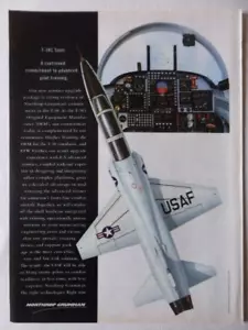 2/1996 PUB NORTHROP GRUMMAN T-38C TALON USAF TRAINER ORIGINAL AD - Bild 1 von 1