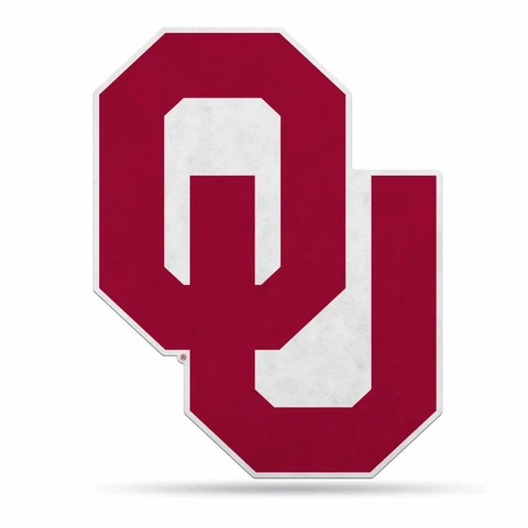 Oklahoma Sooners 18"x18" Logo Design Felt Pennant [NEW] Sign Banner Wall Cave Cover
