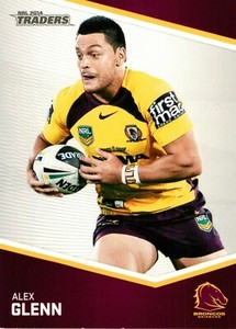 ✺New✺ 2014 BRISBANE BRONCOS NRL Card ALEX GLENN Traders