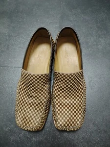Louis Vuitton Slipper Mokkasin Pony Damier Ledersohle Italy Gr.10 Top Zustand - Bild 1 von 13