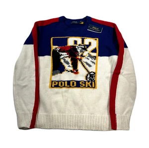 Polo Ralph Lauren Polo Ski Crewneck Sweater Mens Large Wool Alpaca Knit $398 - Picture 1 of 10