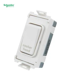IVA INC - Schneider Ultimate GUG20DPCHW 20A DP Interruptor de rejilla con capucha de cocina (62) - Imagen 1 de 3