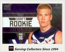 2011 Select AFL Infinity Draft Rookie Card DR31 Josh Mellington (Fremantle)