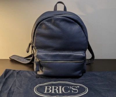 MOCHILA DE CUERO BRIC'S X-BAG *TOTALMENTE NUEVA* AL POR MAYOR - AZUL. Precio de venta sugerido por el fabricante 400,00 Foto 1 de 4
