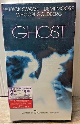 VHS: Ghost McDonalds Patrick Swayze Demi Moore New Sealed - Image 1 of 3