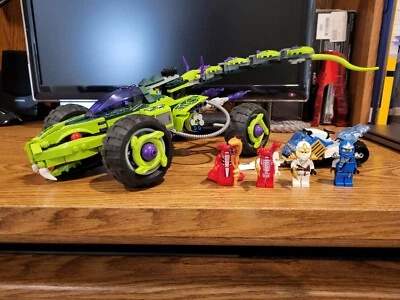 LEGO Ninjago Rise of the Snakes Fangpyre Truck Ambush #9445 100 % completo Foto 1 de 4