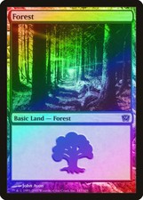 Forest (347) FOIL 9th Edition PLD Basic Land MAGIC GATHERING CARD ABUGames