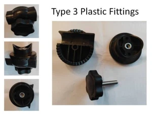 Canopy Fitting for Garden Swing Plastic screw fittings attach canopy to frame T3 - Picture 1 of 5