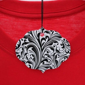 Price Tags 500 Strung 2 3/4” x 3 1/4” Elegant Black White String Pricing Oval - Picture 1 of 9