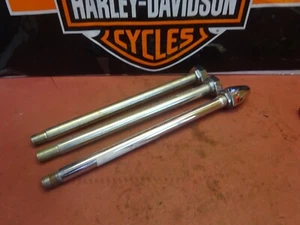 Harley Davidson Knuckle Pan Shovel XL Choice of 3 Rpl CHROME CUSTOM REAR AXLE - Picture 1 of 23