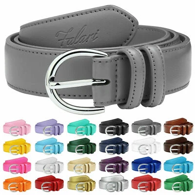 Falari Women Genuine Leather Dress Belts Casual Belts 31-Colors 6028 - Image 1 of 3