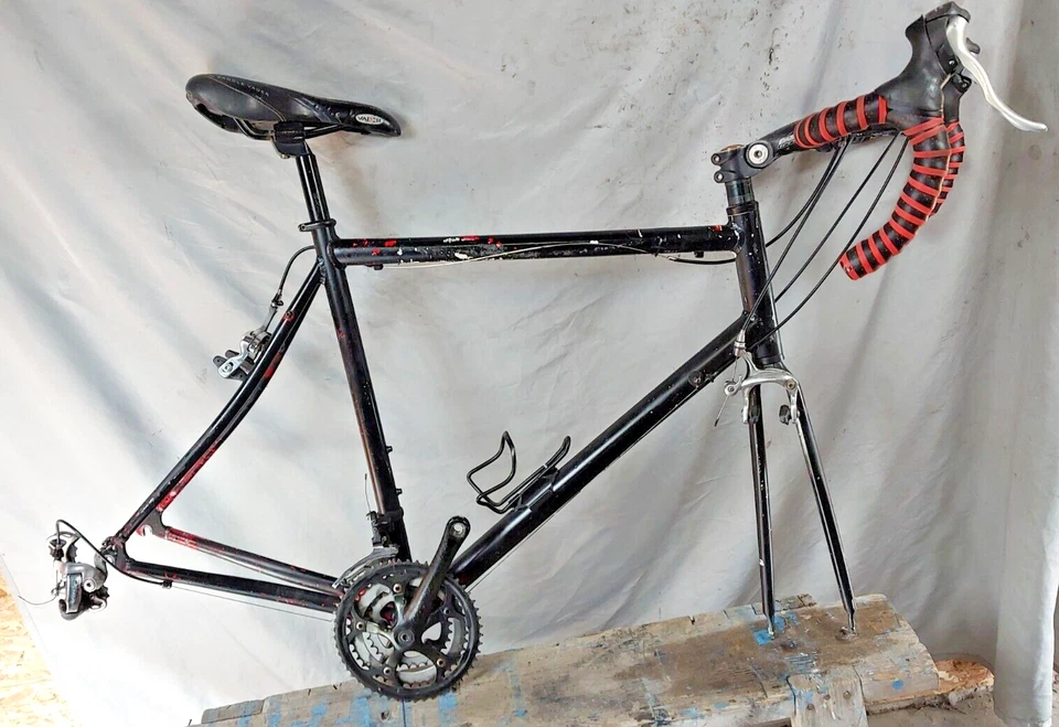 Juego de cuadro de bicicleta de carretera Fuji Finest Touring 2010 58 cm Brifters grandes envío rápido a Estados Unidos Foto 1 de 4