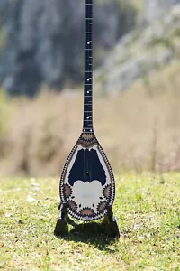 Strumento musicale professionale acustico semitono 3 corde Cifteli Qifteli Çifteli 102 cm - Foto 1 di 15