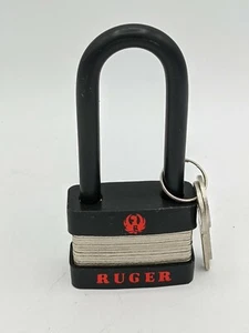 Pre Owned Ruger Firearm Padlock Two Keys - Picture 1 of 3
