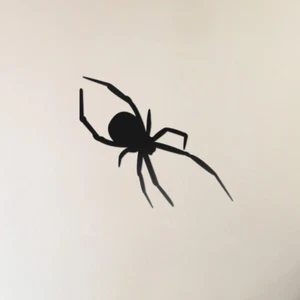 3x Latrodectus Mactans Arañas Calcomanías Pegatinas Pared Ventana Halloween Coche Furgoneta - Imagen 1 de 2