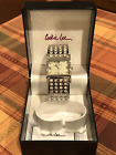 NEW BANGLE  WATCH w/Mother of Pearl Dial & Crystal Accents RV $58 Cookie Lee