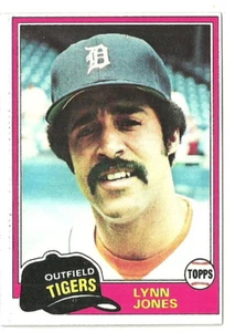 LYNN JONES DETROIT TIGERS #337 - TOPPS NM-MT 1981 - Picture 1 of 2