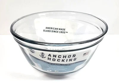 Anchor Hocking 2.5 Qt.  Round Mixing Bowl-Oven/Microwave/Freezer/Dishwasher Safe - Image 1 of 4