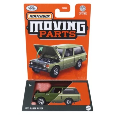 1975 Range Rover Green Matchbox Moving Parts 2024 MB1332 1/64 Toy Car HVN07 - Image 1 of 3