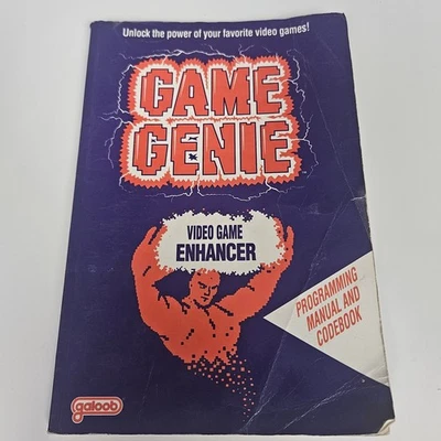 Libro de códigos manual de programación potenciador de video Game Genie NES GALOOB - solo libro Foto 1 de 4