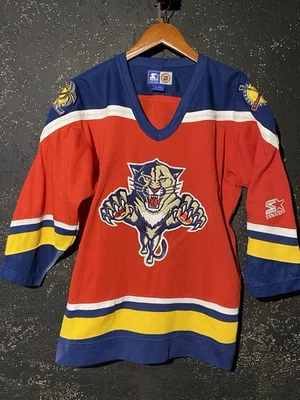 VTG Florida Panthers Red Starter Hockey Jersey Size Large 22x28 NHL - Image 1 of 4