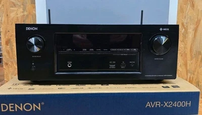 Denon AVR-X2400H 7.2 Kanal 150W AV-Receiver - Schwarz - Bild 1 von 3