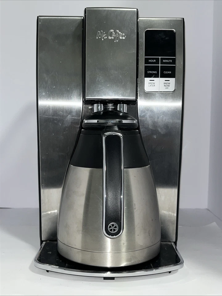 Mr Coffee Drip Machine Coffee Maker Stainless Thermal Carafe *Missing Tank Cover - Image 1 of 4