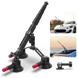 NEEWER Triple Suction Cup Car Mount Kit with 2in1 Extension Pole/selfie Stick - Photo 1 sur 5