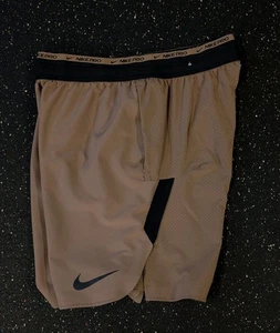 Nike Training Shorts Pro Dri-Fit Flex Rep Pro Mens Size S Brown DD1700 - Photo 1/8
