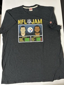 Homage NFL JAM Pittsburgh Steelers TJ Watt Najee Harris T-shirt Adult Men's XXL - Picture 1 of 5