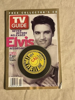 VTG TV Guide July 4 - 2004 Elvis Presley Cover & CD That’s All Right FREE SHIP - Image 1 of 4