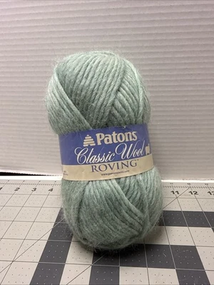 Patons Classic Wool Roving Yarn, 100% wool, 1 Pack of 1 Skein Low Tide - Image 1 of 4
