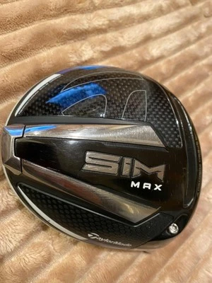 TaylorMade SIM Max 9 Degree Driver Head Only Right-Handed RH Good Condition - Image 1 of 4