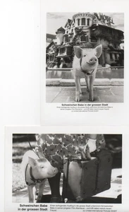 J279 4x Pressefotos SCHWEINCHEN BABE IN DER GROSSEN STADT - Bild 1 von 2