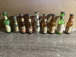 Lotto di (9) mini bottiglie di birra vintage Estate - vedi foto - Foto 1 di 18