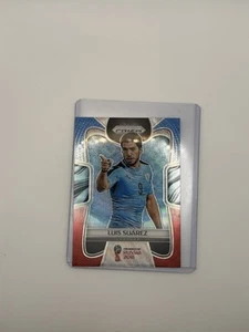 2018 Panini World Cup Prizm Luis Suarez Uruguay Red Blue Wave Prizm #214 - Picture 1 of 2
