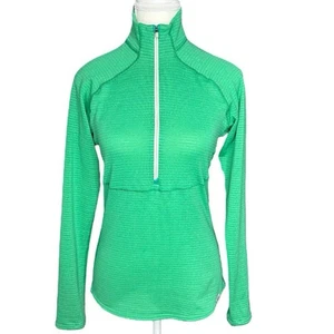 Maglione donna Patagonia verde Capilene 4 spedizione peso 1/2 zip S/C34 - Foto 1 di 15