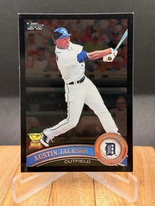 Austin Jackson Black Border Topps #394 2011 - Imagen 1 de 2