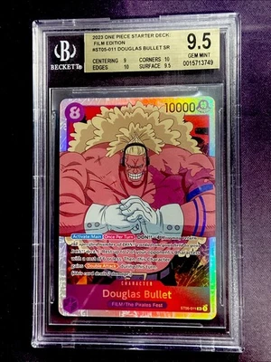 2023 One Piece Starter Deck: Film Edition #ST05-011 DOUGLAS BULLET SR BGS 9.5 - Image 1 of 2
