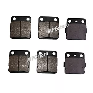 Front Rear Brake Pads Yamaha Warrior Banshee 350 ATV 6 Pcs - Foto 1 di 1