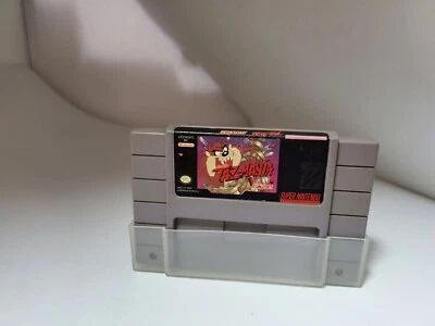 AUTÉNTICO JUEGO TAZMANIA PARA SUPER NINTENDO SNES CON CUBIERTA ANTIPOLVO LIMPIA #E11 Foto 1 de 4